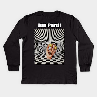 Illuminati Hand Of jon pardi Kids Long Sleeve T-Shirt